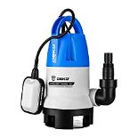 RRP £41.09 Water Pump: DEKO Submersible Water Pump 400W 8000L/H