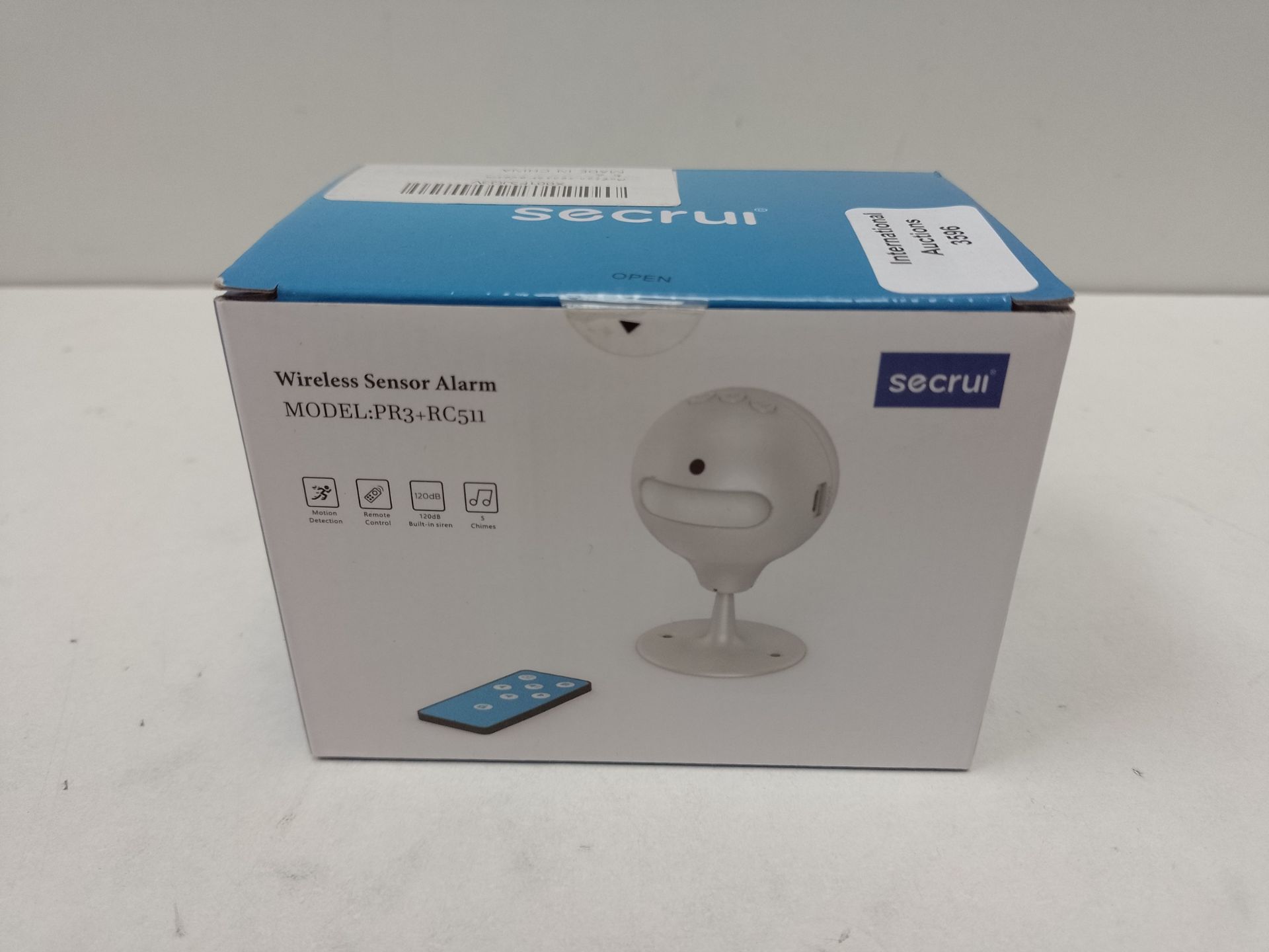 RRP £11.40 SECRUI Motion Sensor Alarm with Siren - Image 2 of 2