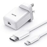 RRP £11.40 Quntis iPhone 14 13 Fast Charger with 2M USB C to Lightning