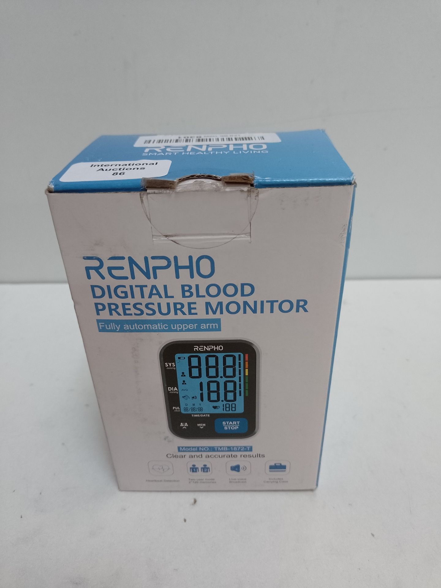 RRP £22.82 RENPHO Blood Pressure Monitors with Voice Broadcast - Image 2 of 2