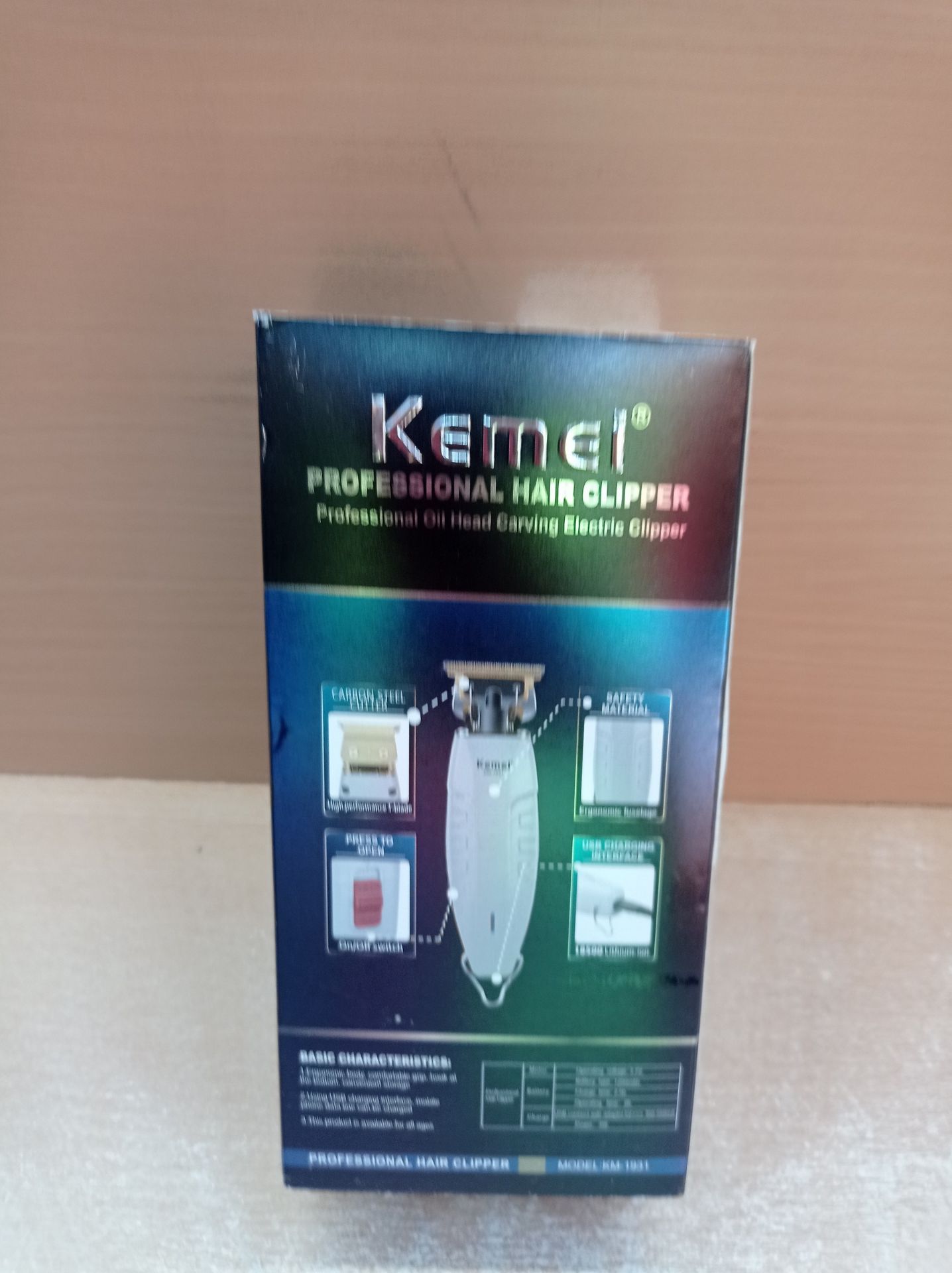RRP £28.52 KEMEI Professional Hair Clipper for Men - Image 2 of 2
