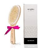 RRP £17.08 Reng ra Dry Body Brush with Natural Boar Bristles