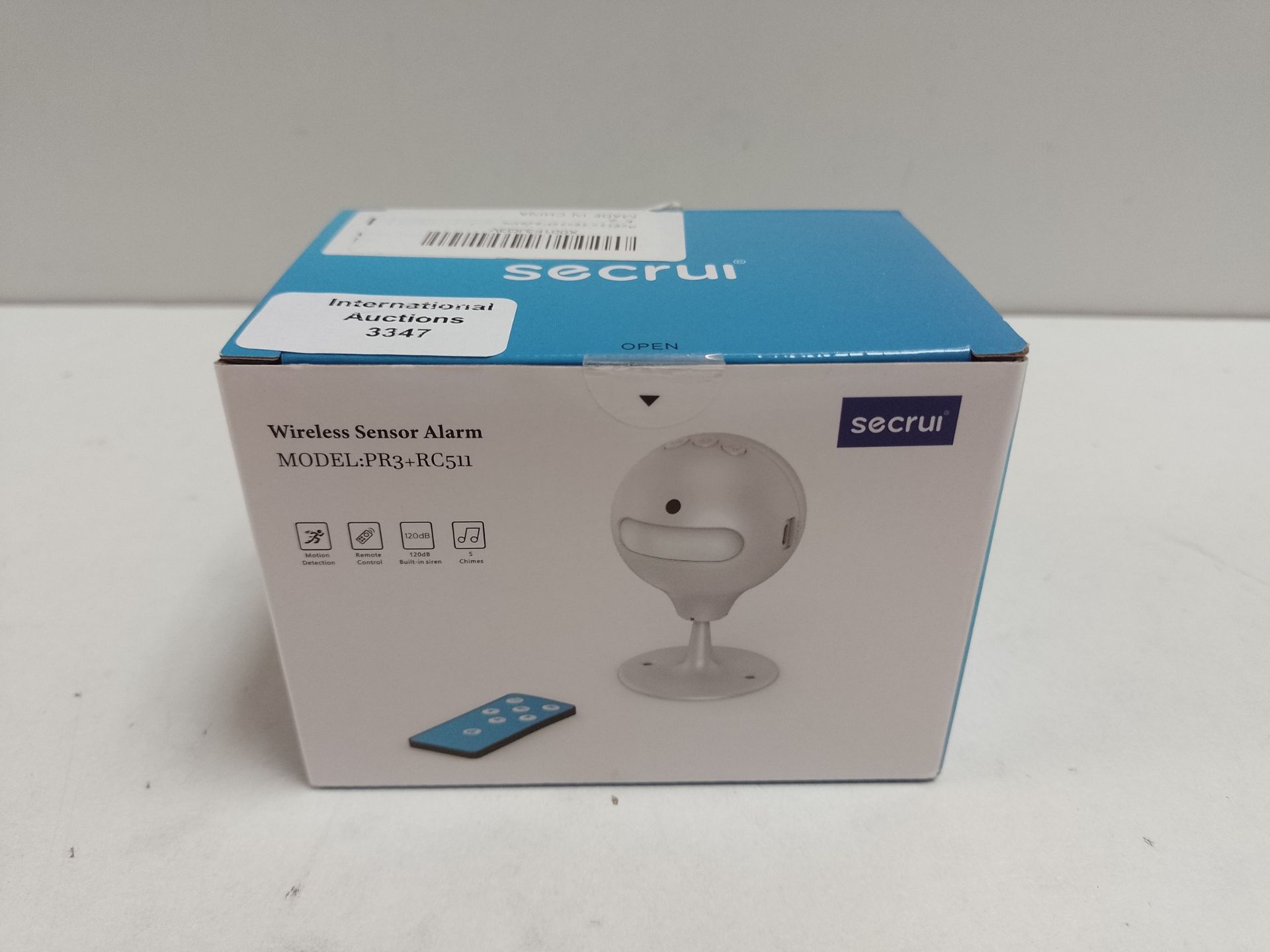 RRP £11.40 SECRUI Motion Sensor Alarm with Siren - Image 2 of 2