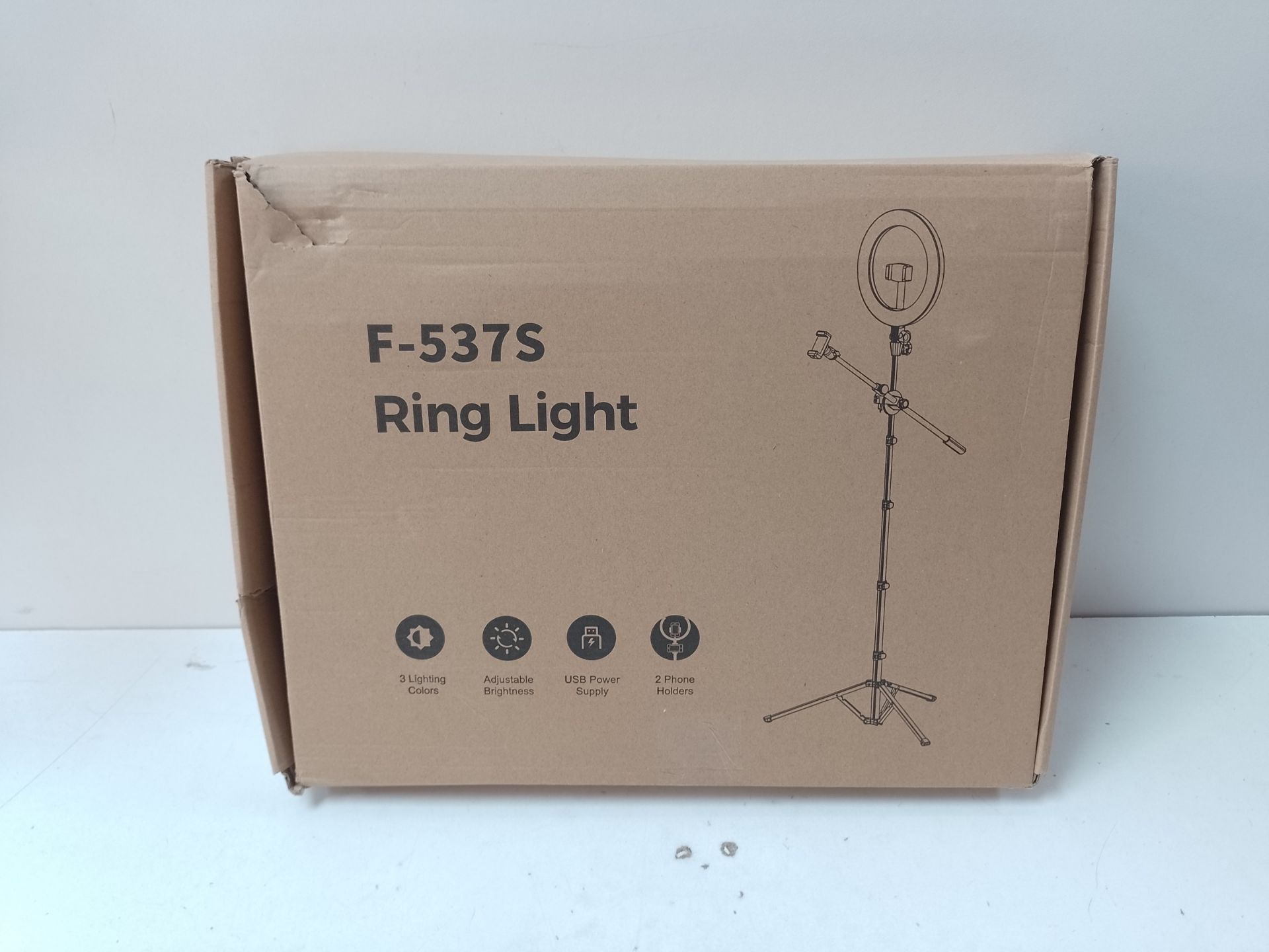 RRP £46.57 LUXSURE Ring Light with Tripod Stand & Phone Holder - Image 2 of 2