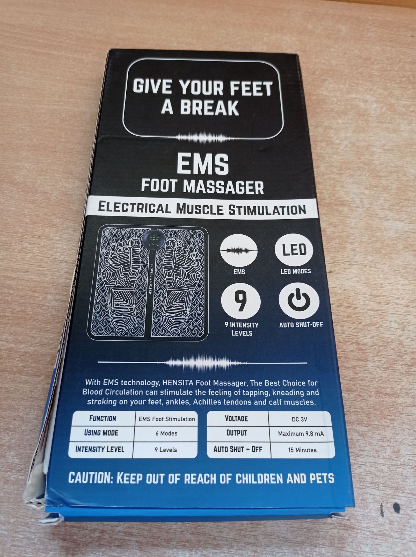 RRP £33.45 EMS Electric Feet Massager Foot Reflexology Massager- - Image 2 of 2