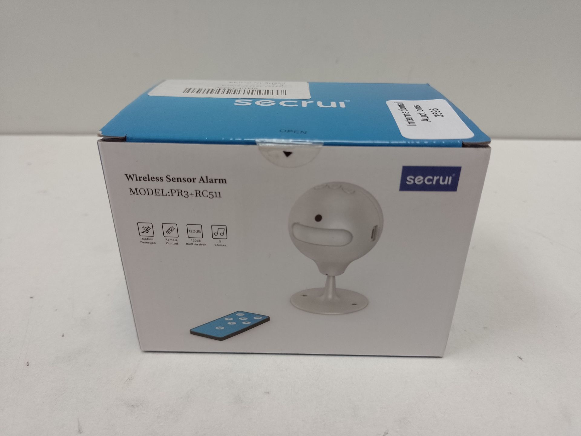RRP £11.40 SECRUI Motion Sensor Alarm with Siren - Image 2 of 2