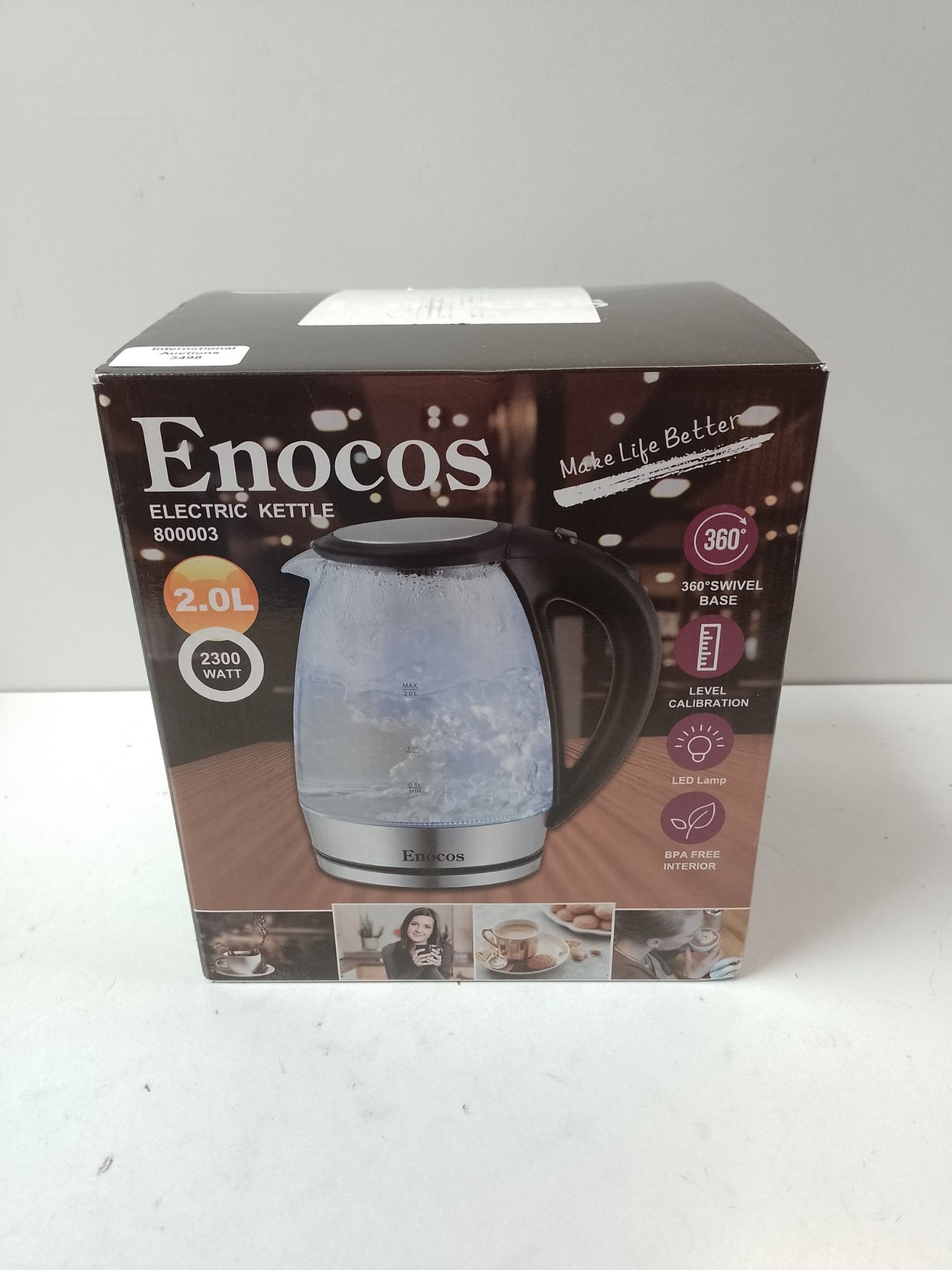 RRP £22.82 Enocos Electric Kettle - Image 2 of 2