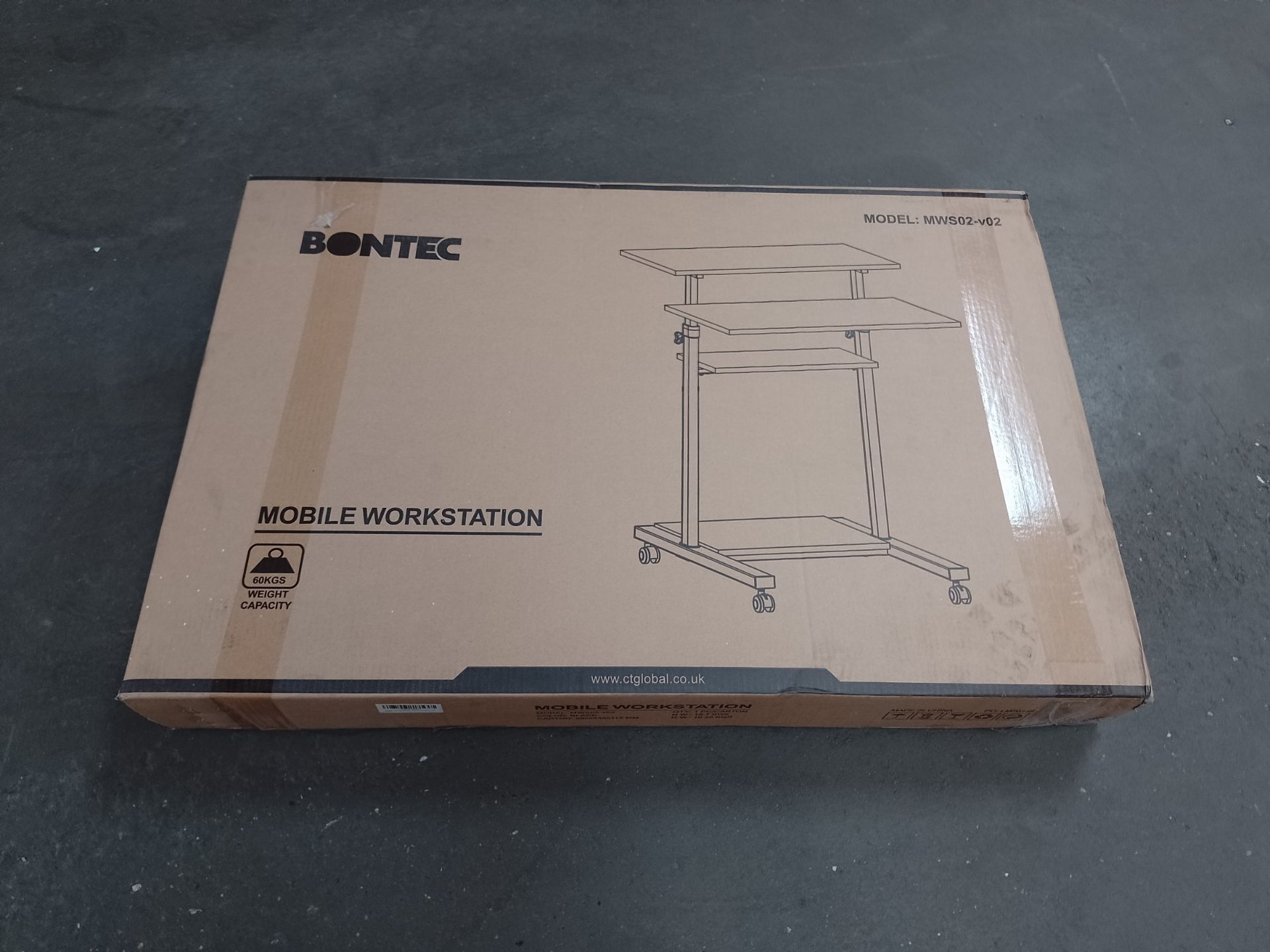 RRP £115.99 BONTEC Mobile Workstation Compact Stand-up Computer - Image 2 of 2