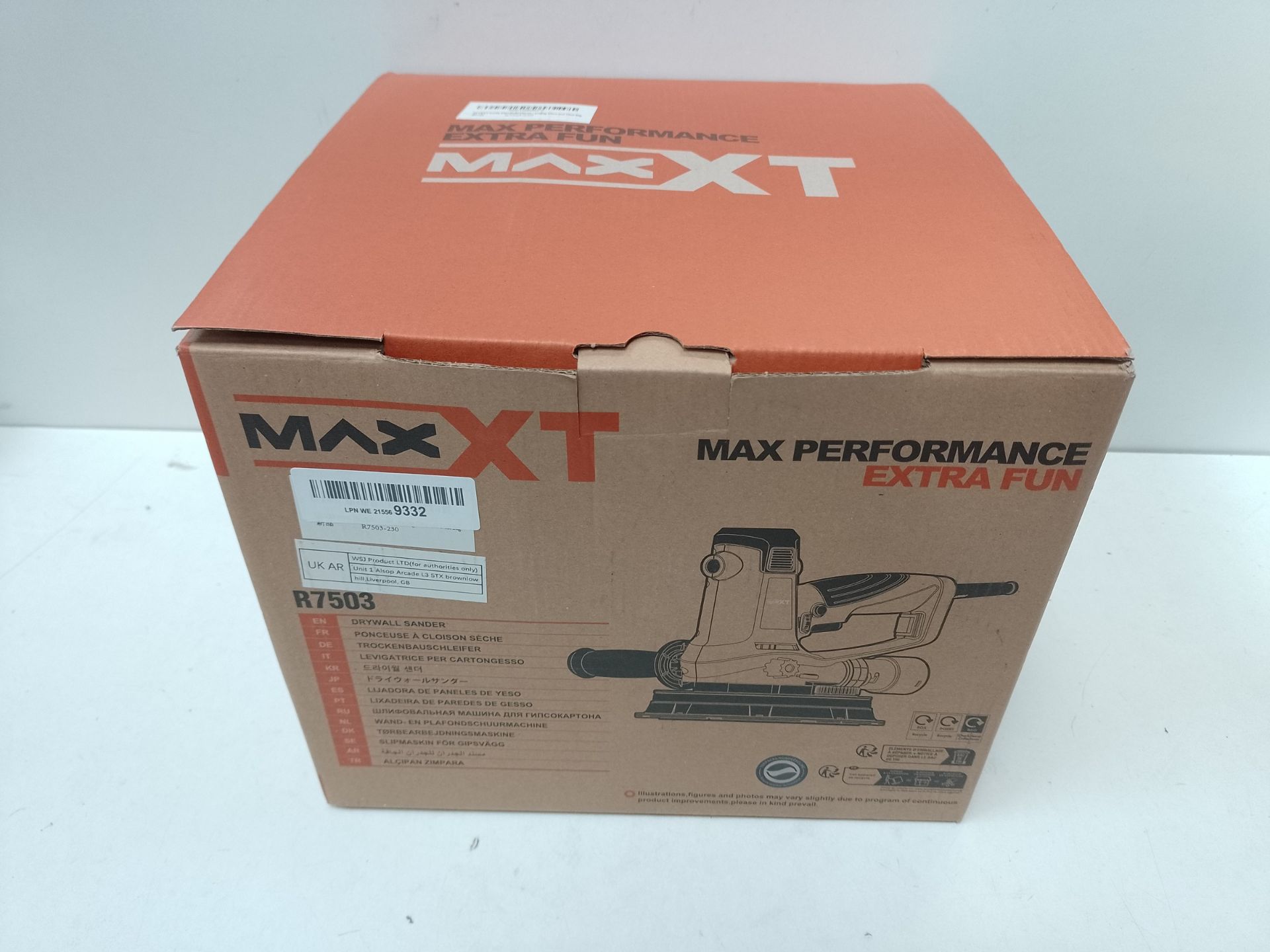 RRP £88.13 MAXXT 810W Handheld Drywall Sander - Image 2 of 2