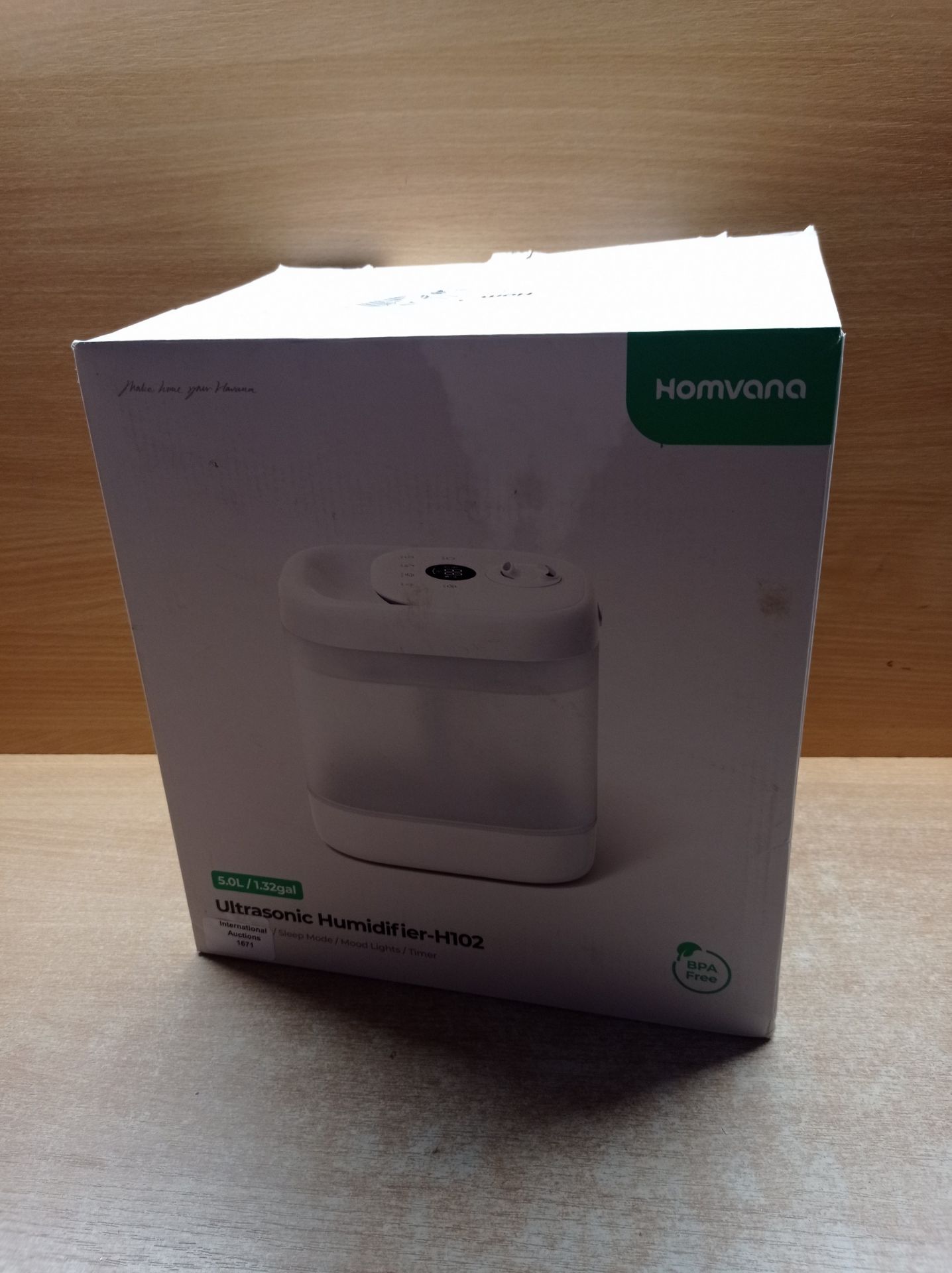RRP £38.80 Homvana Humidifier for Bedroom - Image 2 of 2
