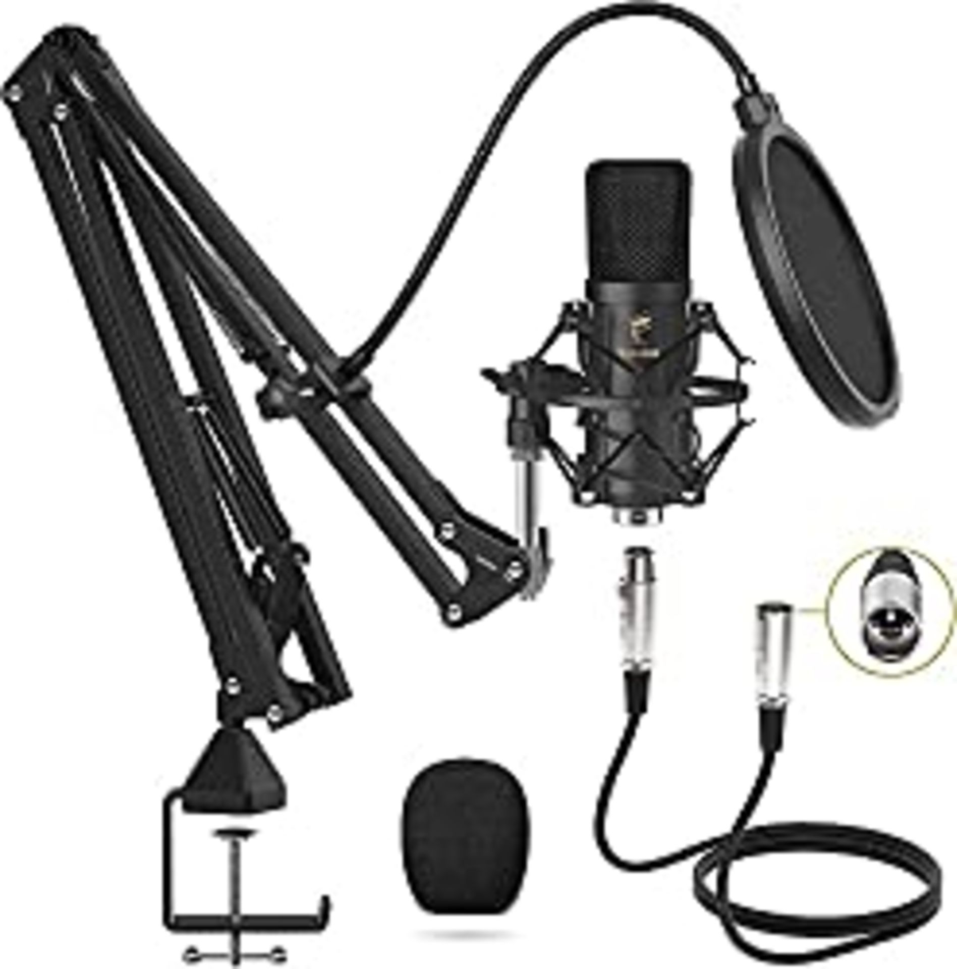 RRP £79.90 TONOR XLR Condenser Microphone Professional Cardioid