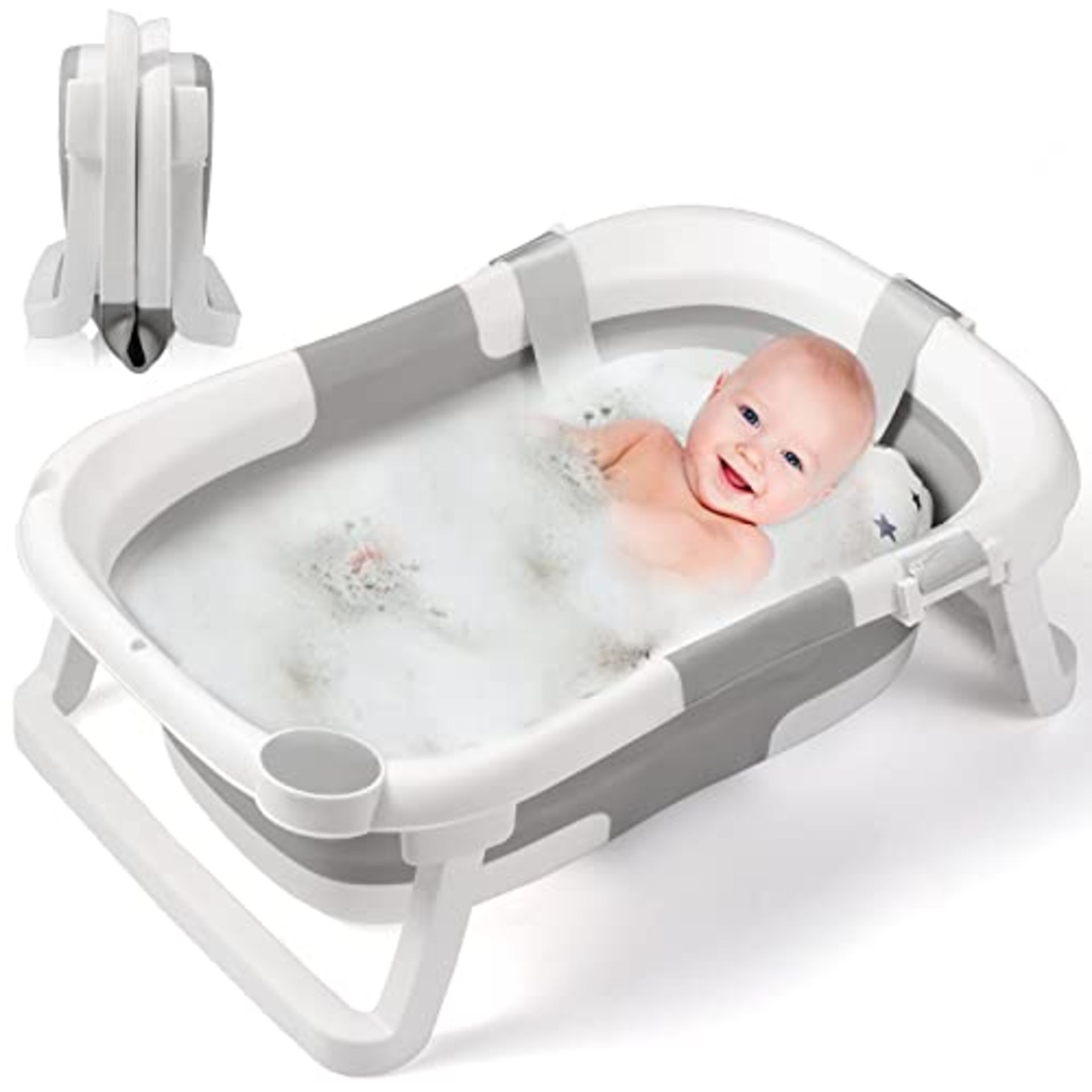 RRP £39.50 DEANIC Baby Bath Tub for 0-24 Months Newborn
