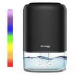 RRP £35.37 Devology Portable Compact 1100ml Mini Dehumidifier