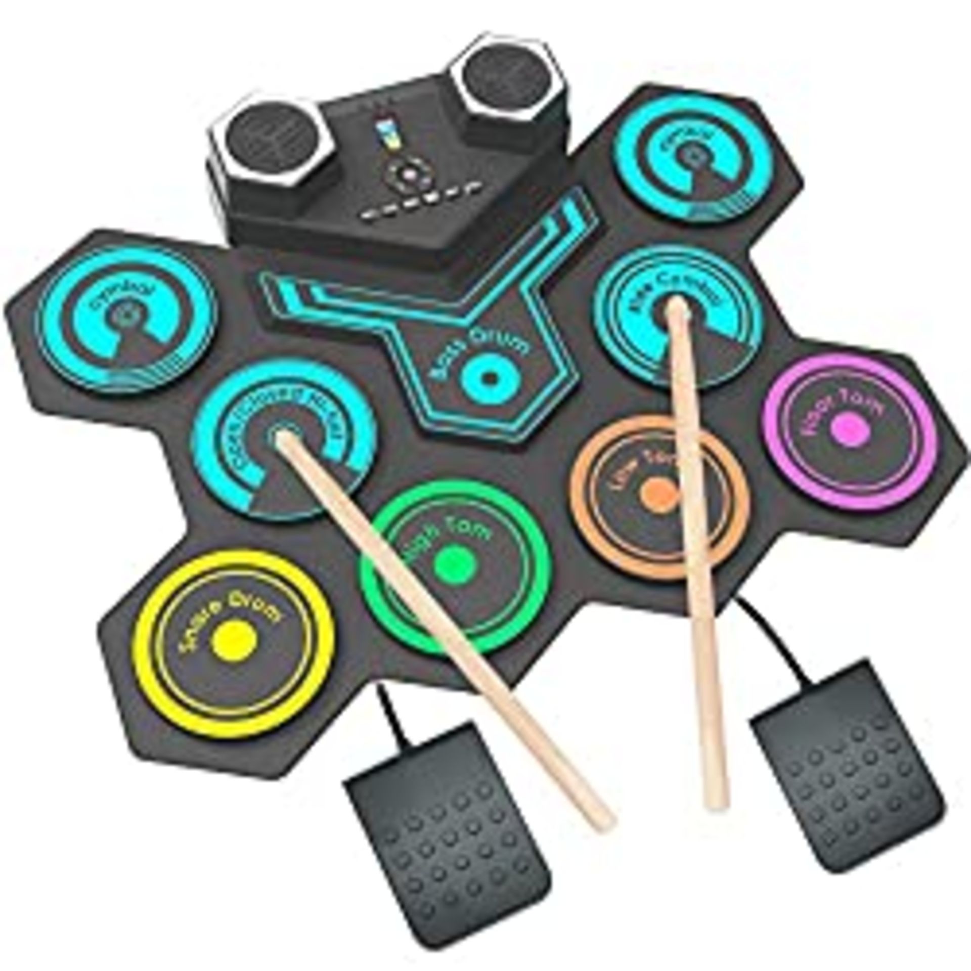 RRP £60.27 Portable Electric Drum Kit