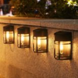 RRP £29.67 nipify 4 Pack Solar Fence Lights