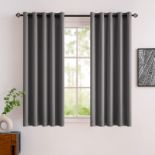 RRP £31.95 MIULEE Blackout Curtains for Living Room 54-inch Drop 2 Panels Set