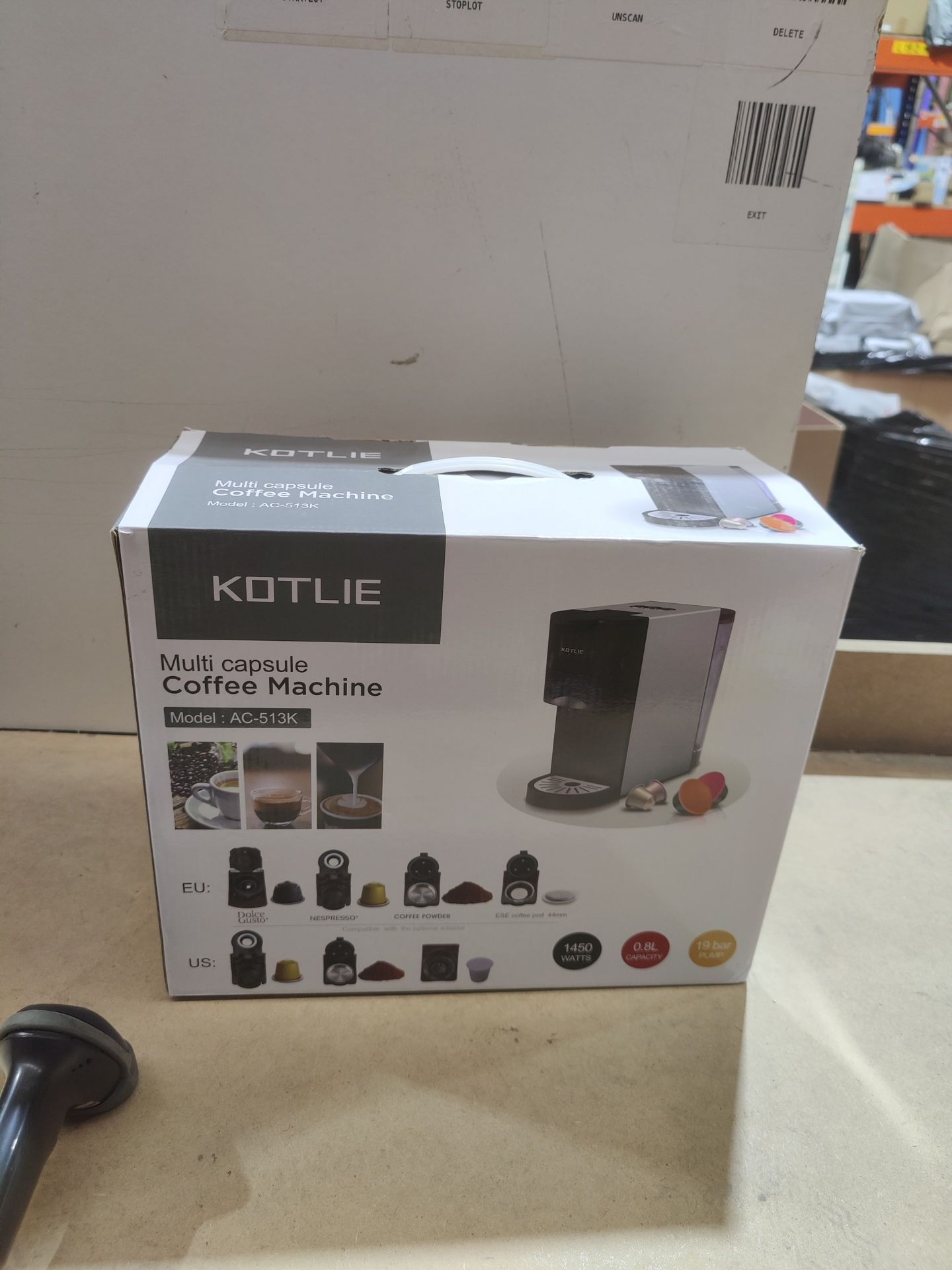 RRP £111.65 KOTLIE Espresso Coffee Machine - Image 2 of 2