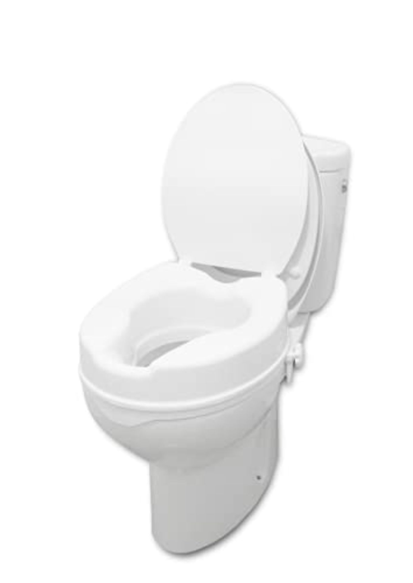 RRP £45.65 Pepe - Raised Toilet Seat with Lid 4 Inches