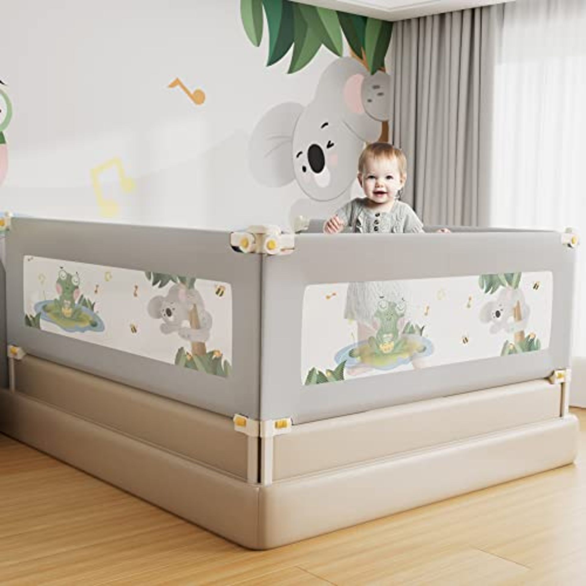 RRP £52.47 EAQ Bed rails free-installation guard for Toddlers-Multi