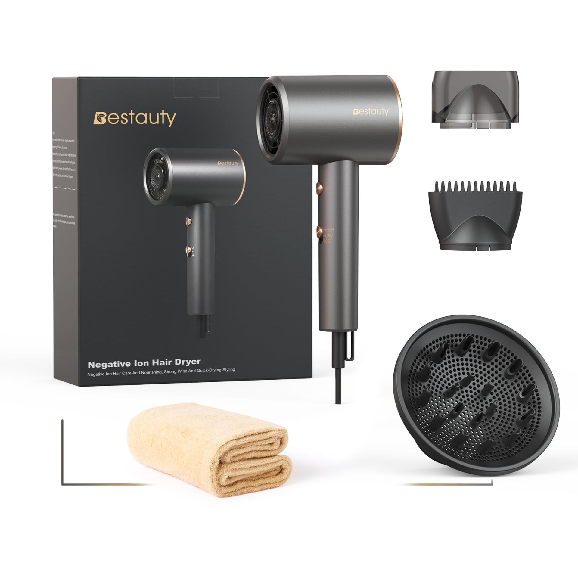 RRP £27.39 Bestauty Professional Ionic Hair Dryer