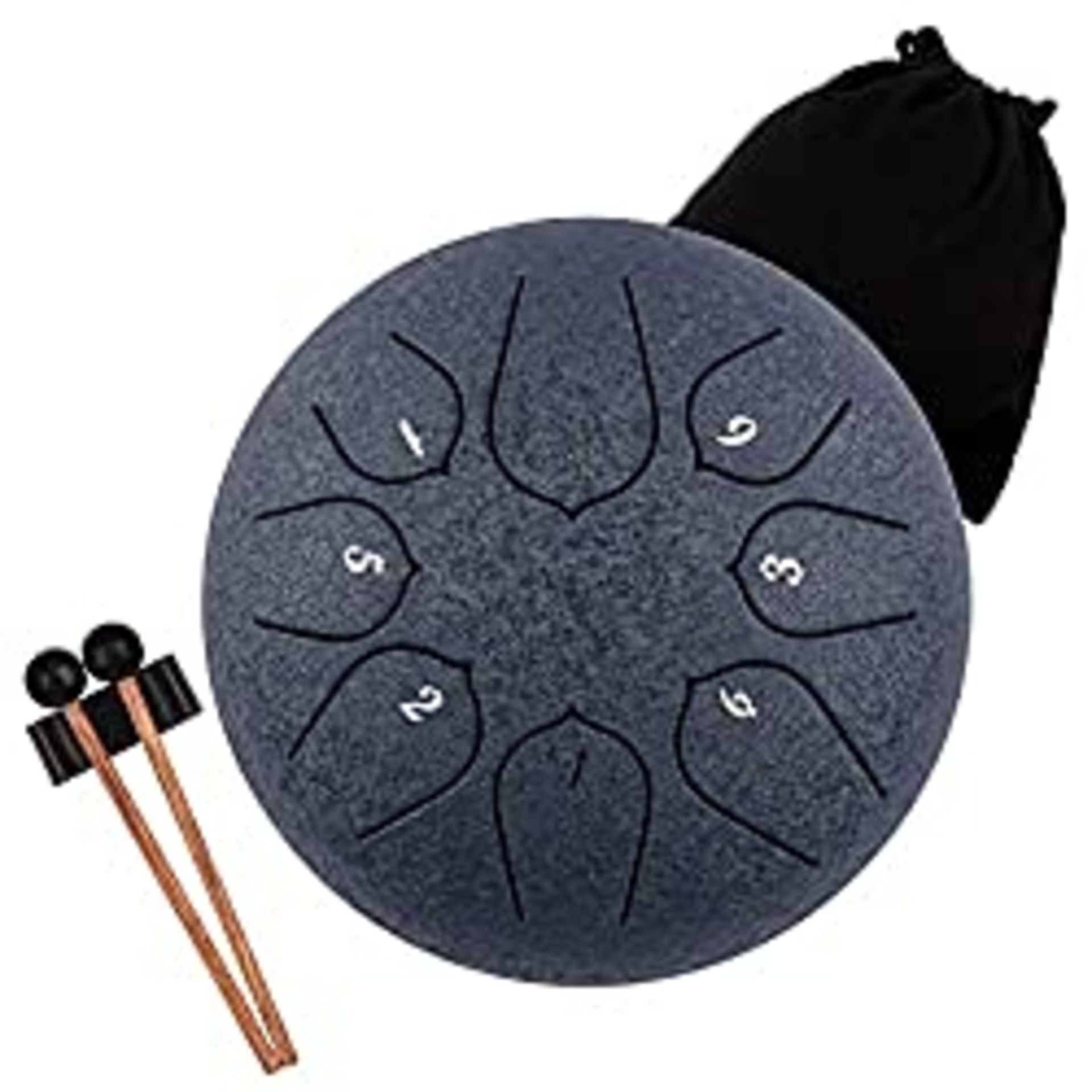 RRP £26.71 Lomuty 6 Inches 15 CM Steel Tongue Drum-8 Notes C Major