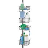 RRP £62.14 mDesign Shower Shelf Practical Corner Shower Caddy