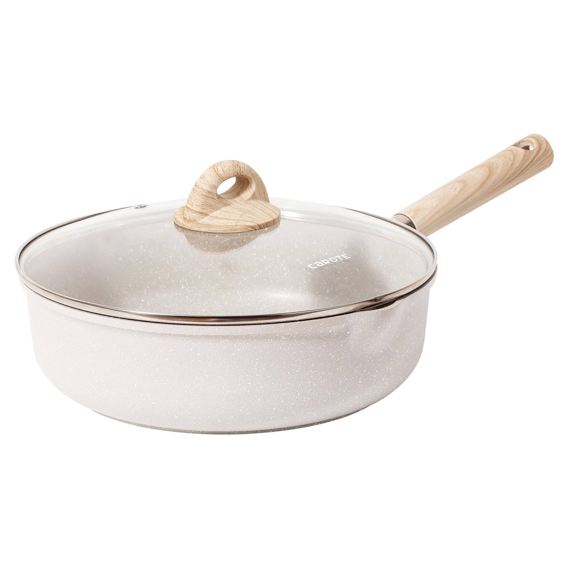 RRP £39.72 CAROTE Saute Pan with Lid