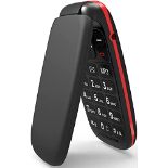 RRP £29.67 USHINING Unlocked Flip Mobile Phone Pay as You Go Simple