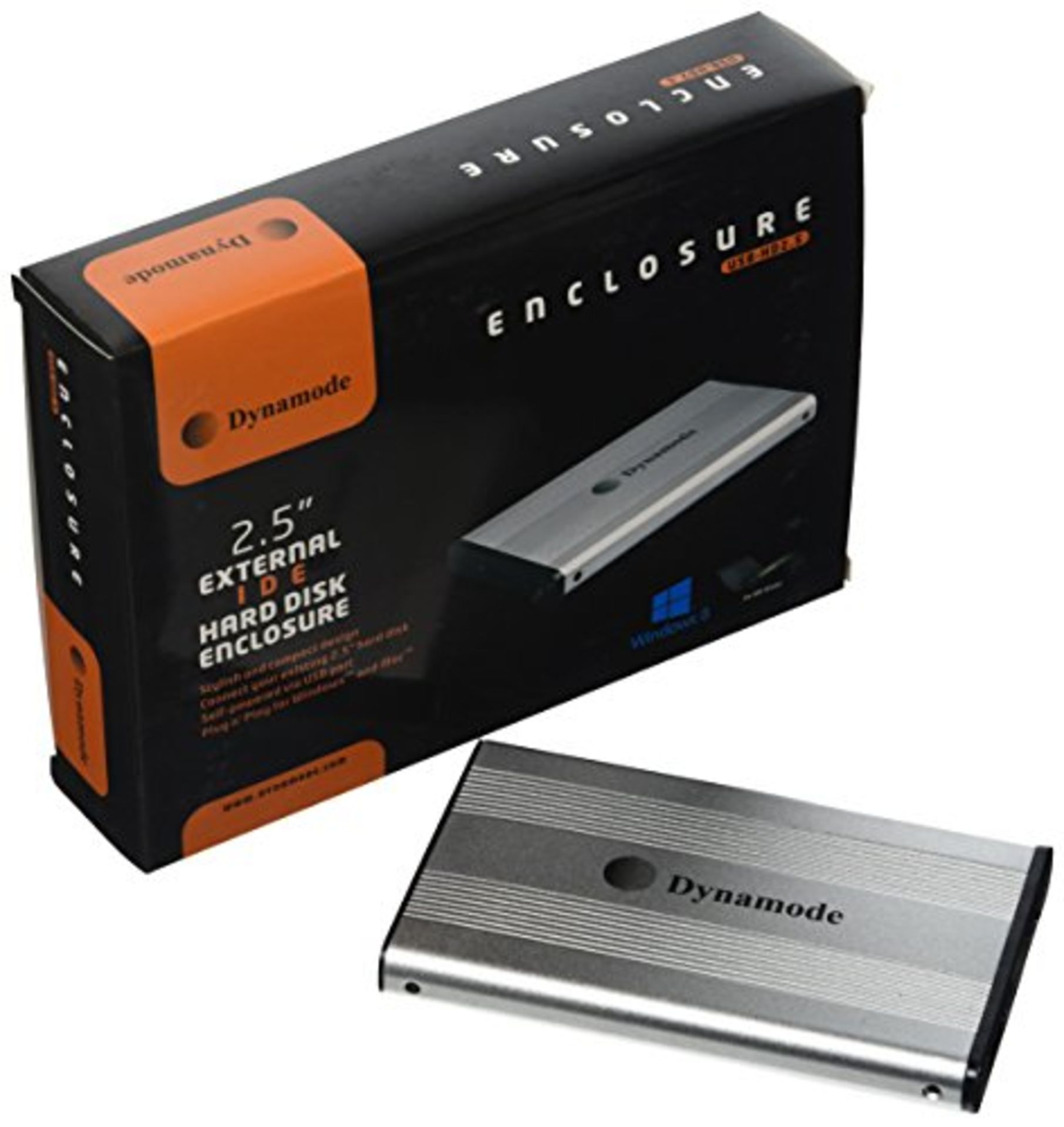 RRP £7.80 Dynamode USB-HD2.5 2.5-inch External USB2.0 Hard Disk Enclosure