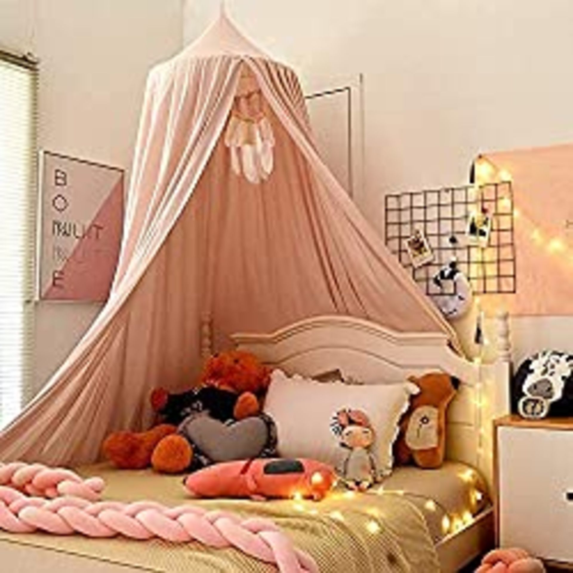 RRP £29.09 Children Bed Canopy Round Dome