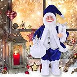 RRP £13.69 GLAITC Santa Claus Figure Standing 30cm Christmas Standing