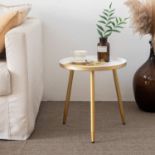 RRP £34.24 AOJEZOR Round Side Table
