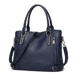 RRP £27.39 Ladies Leather Handbag Designer Top-Handle Bag Vintage