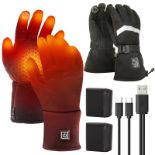 RRP £51.35 Soulbay Rechargeable Battery Operated Heated Gloves