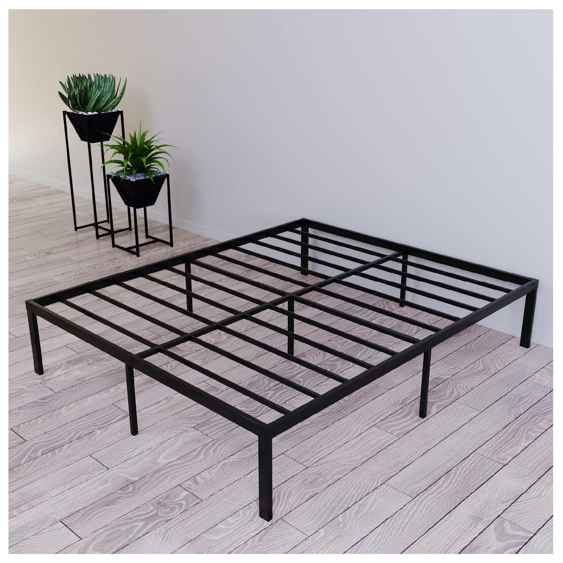 RRP £111.65 Dreamzie Small Double Bed Frame Metal 120x200 with