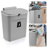 RRP £25.10 KWANITHINK Hanging Kitchen Bin with Lid