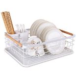 RRP £23.96 BTGGG Dish Drainer Rack with Removable Drip Tray