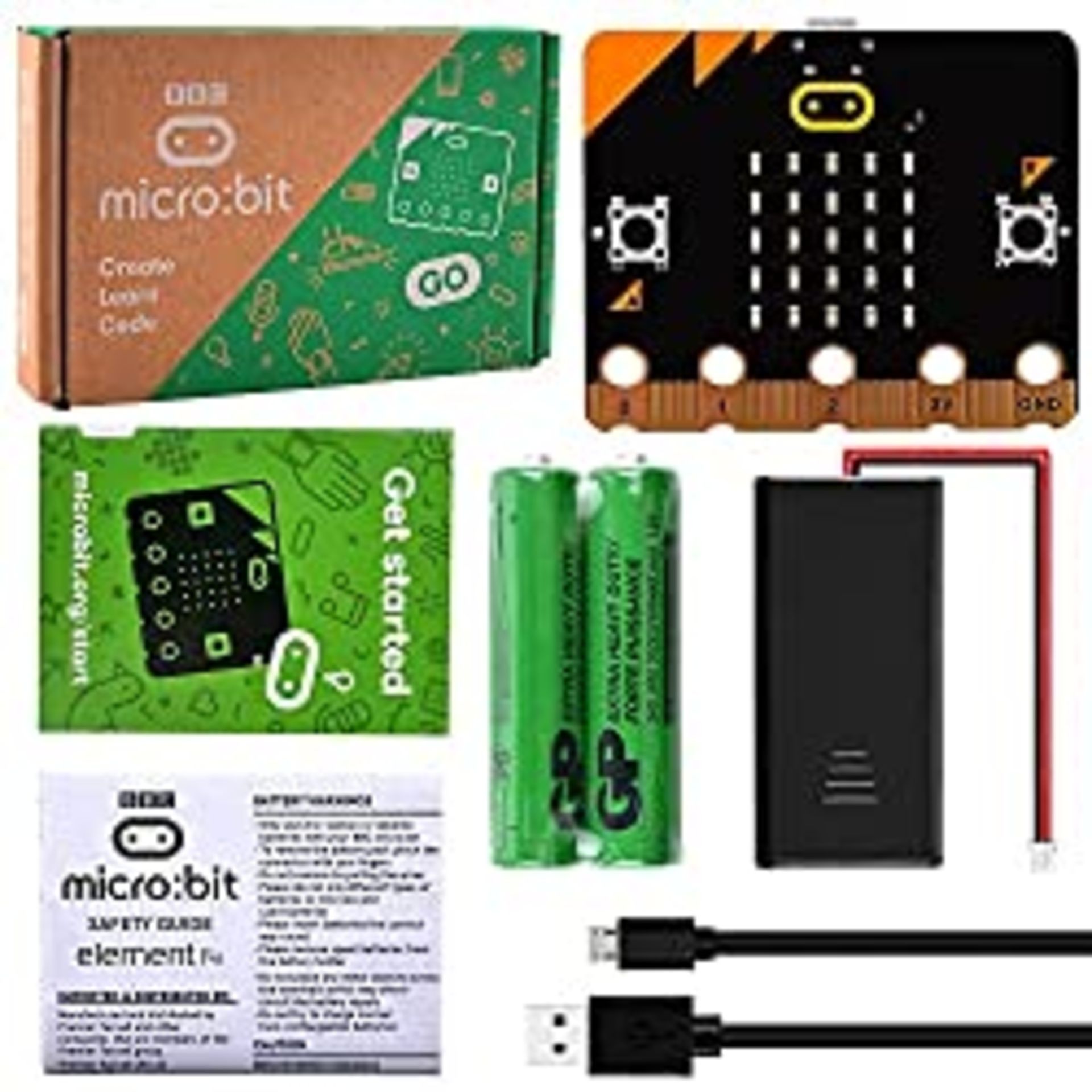 RRP £38.63 GeeekPi BBC Micro:bit V2 Go Kit Original Microbit MB V2 Starter Kit