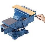 RRP £39.59 5 inch Workbench Vise Table Top Vise Heavy Duty Cast