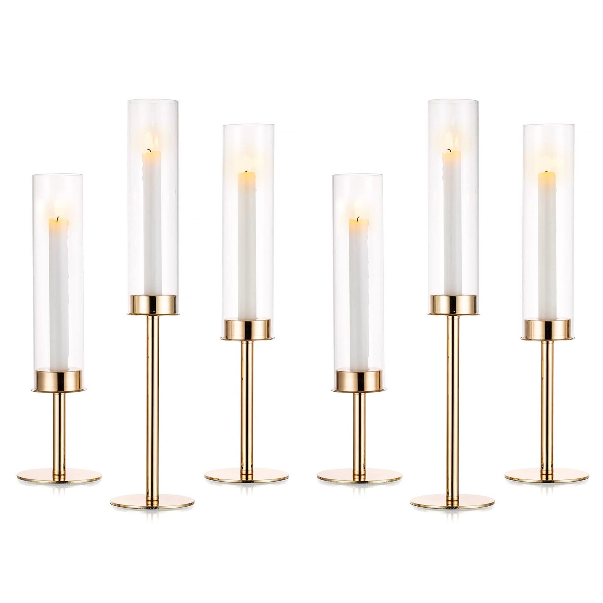 RRP £57.78 NUPTIO Candle Sticks Holder Hurricane