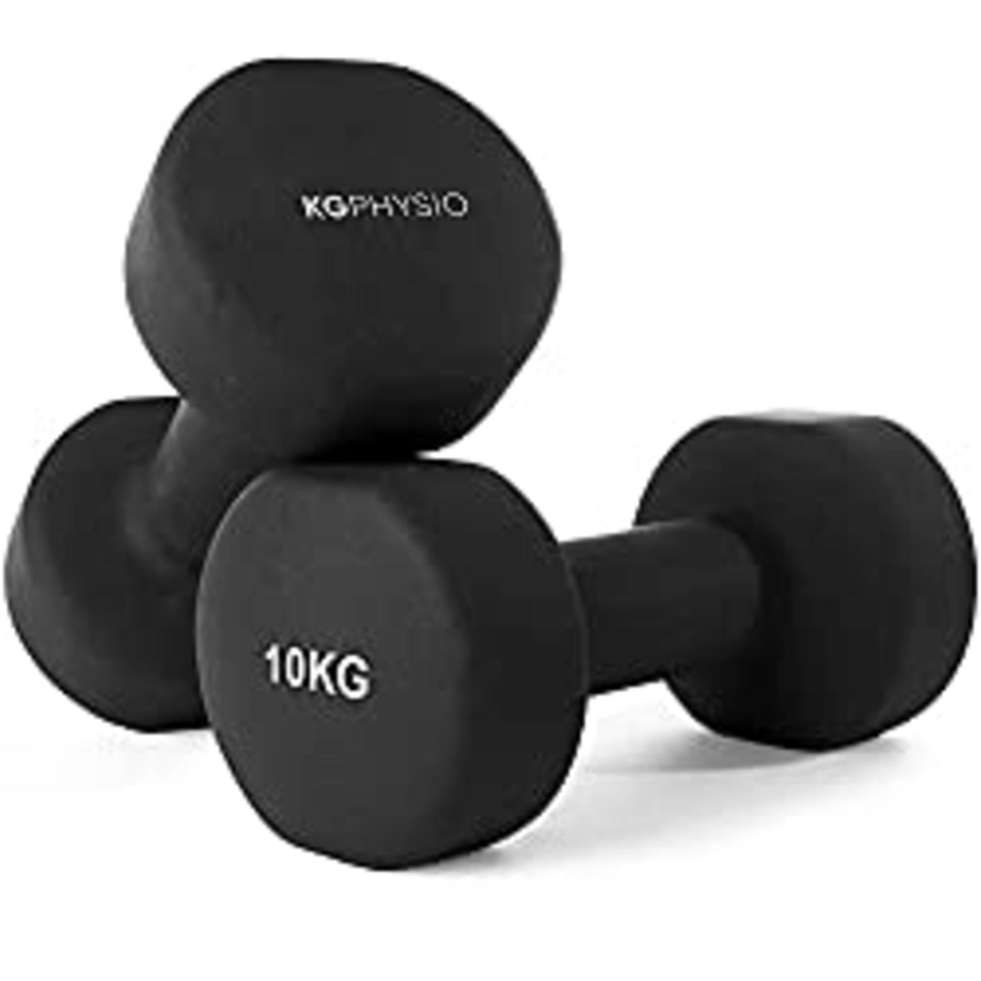 RRP £57.07 KG Physio Weights Dumbbells Set - Neoprene-Coated Dumbbells Weights Set