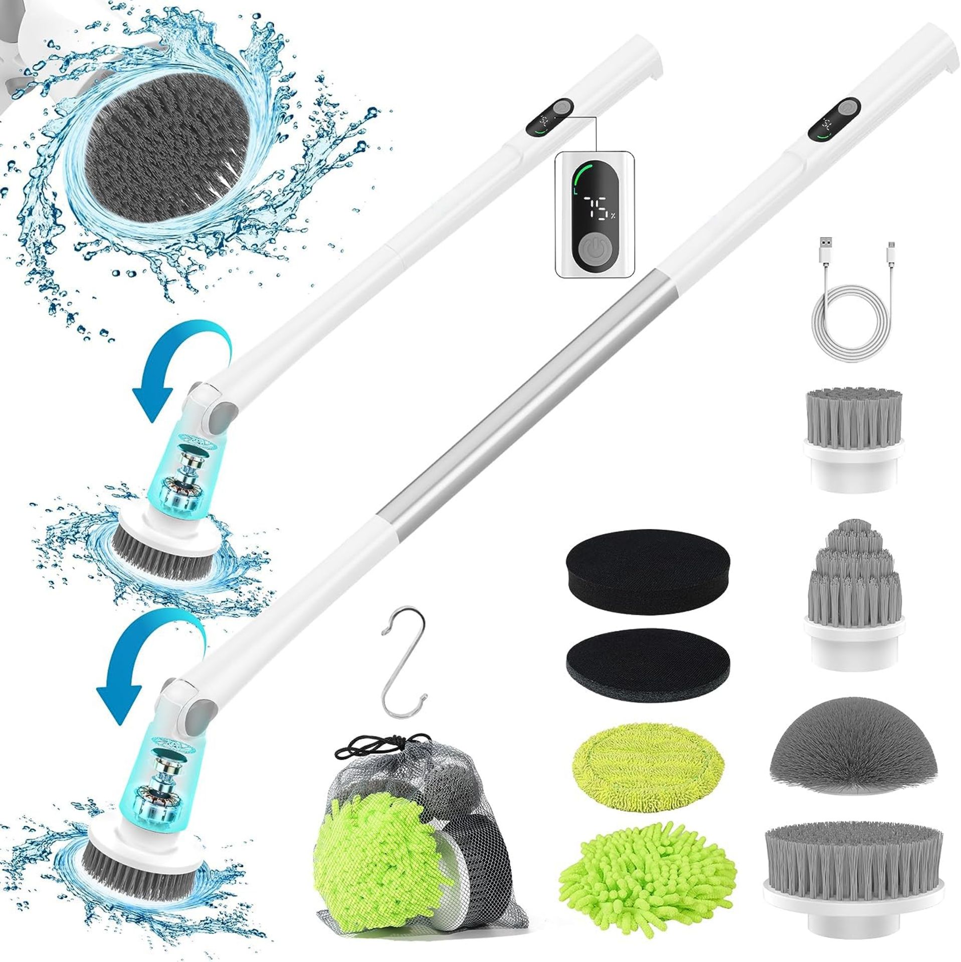 RRP £36.69 Foinwer Electric Spin Scrubber