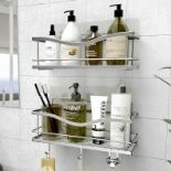 RRP £29.62 KINCMAX Shower Shelves 2-Pack