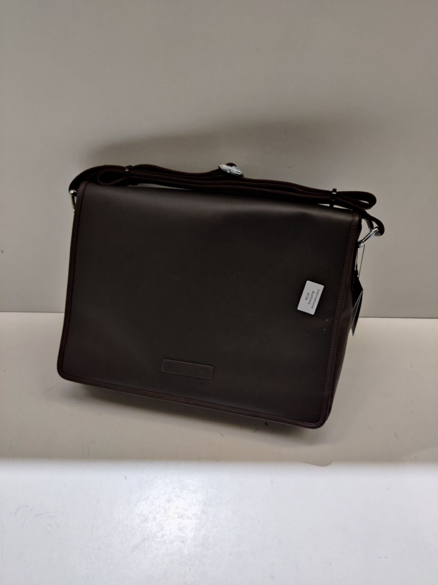 D BRAMANTE LEATHER LAPTOP BAG RRP £112.99