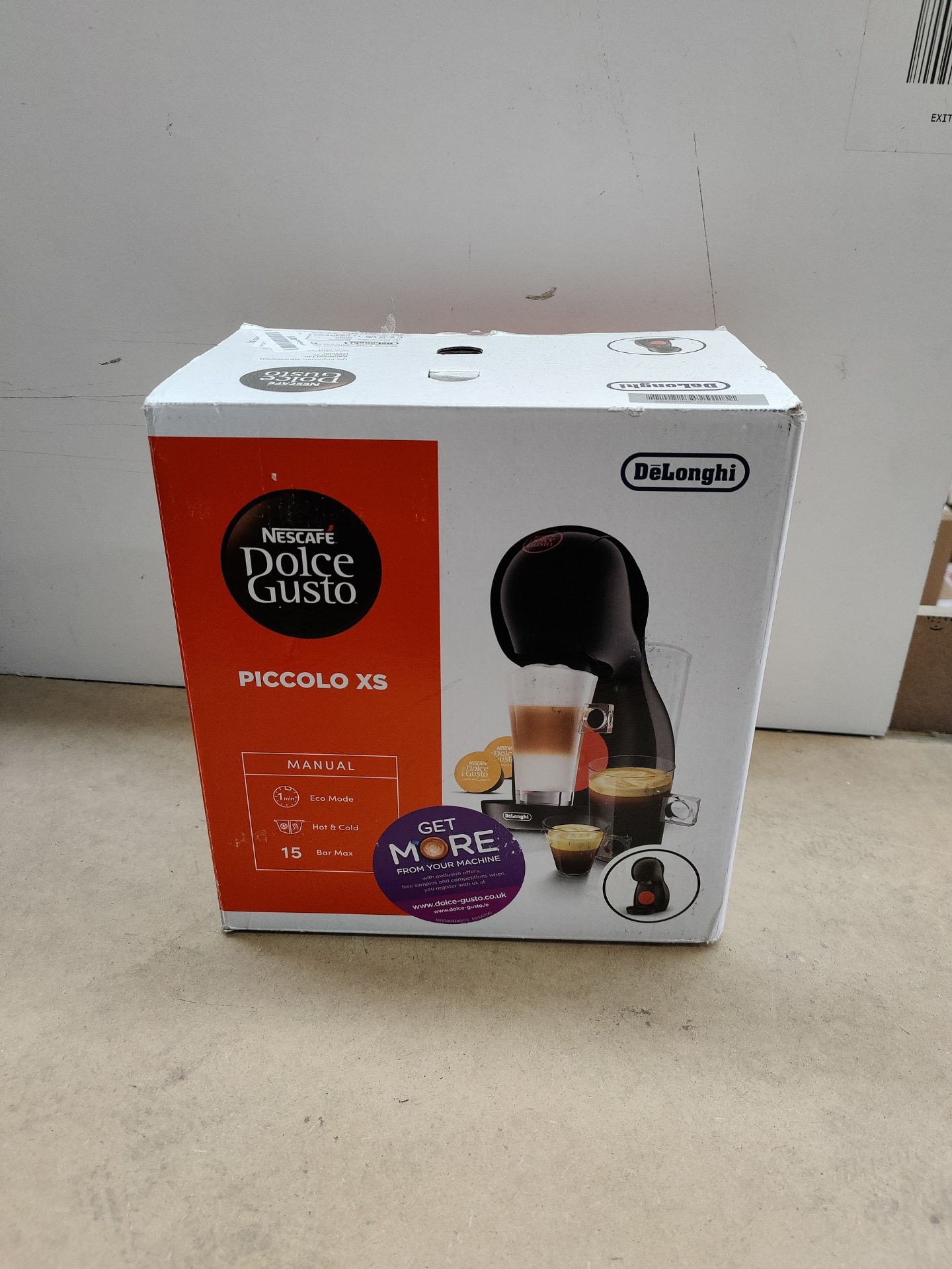 RRP £51.38 DeLonghi Nescaf Dolce Gusto Piccolo XS Pod Capsule Coffee Machine - Image 2 of 2