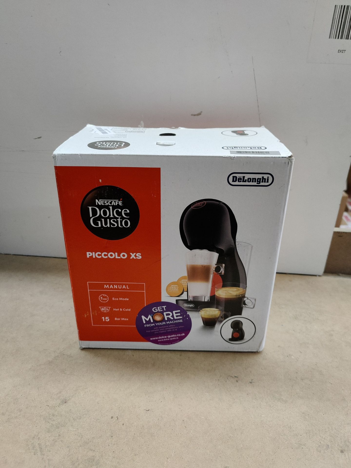 RRP £51.38 DeLonghi Nescaf Dolce Gusto Piccolo XS Pod Capsule Coffee Machine - Image 2 of 2