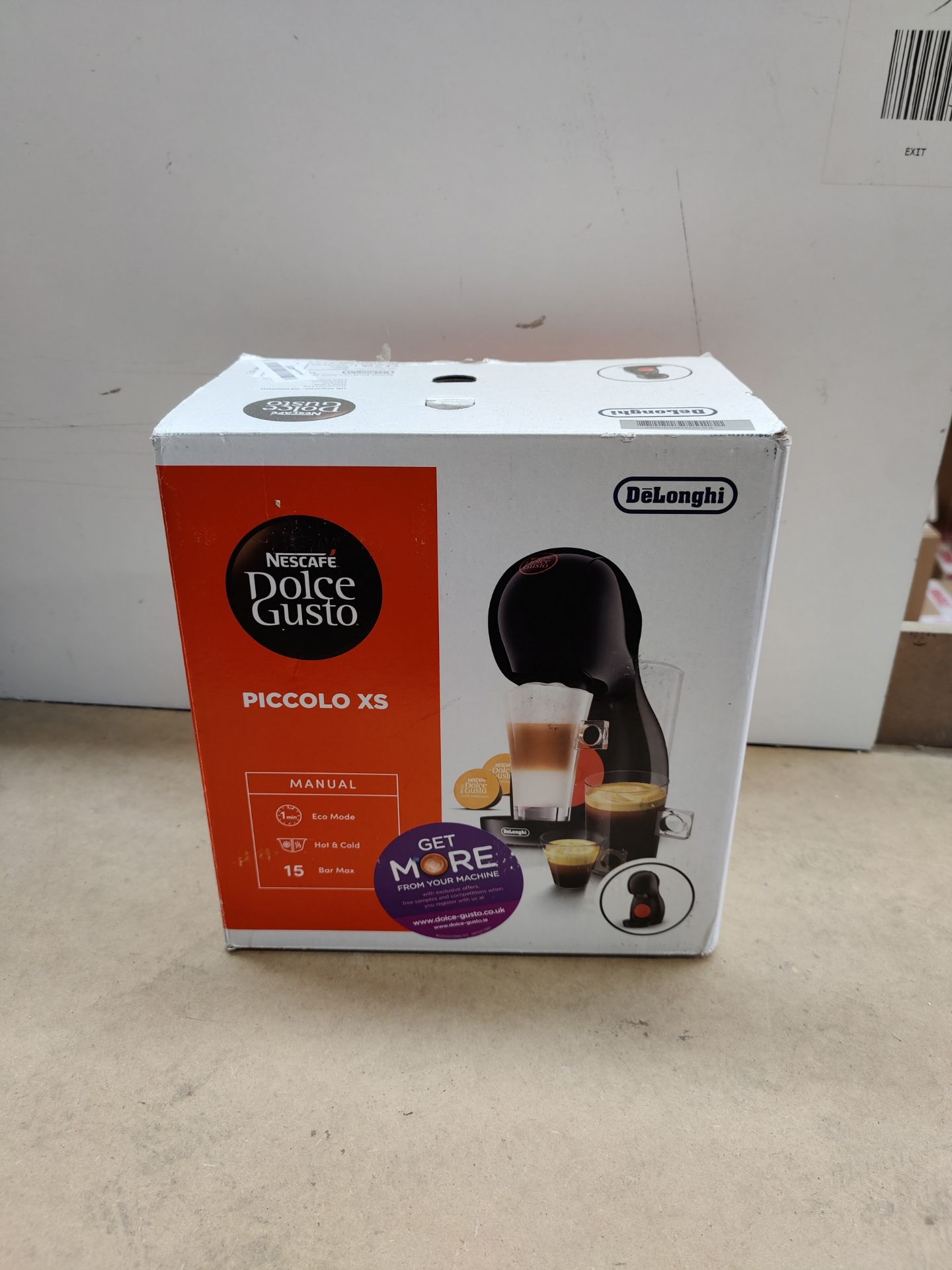 RRP £51.38 DeLonghi Nescaf Dolce Gusto Piccolo XS Pod Capsule Coffee Machine - Image 2 of 2