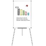 RRP £59.46 VIZ-PRO Flipchart Easel Whiteboard