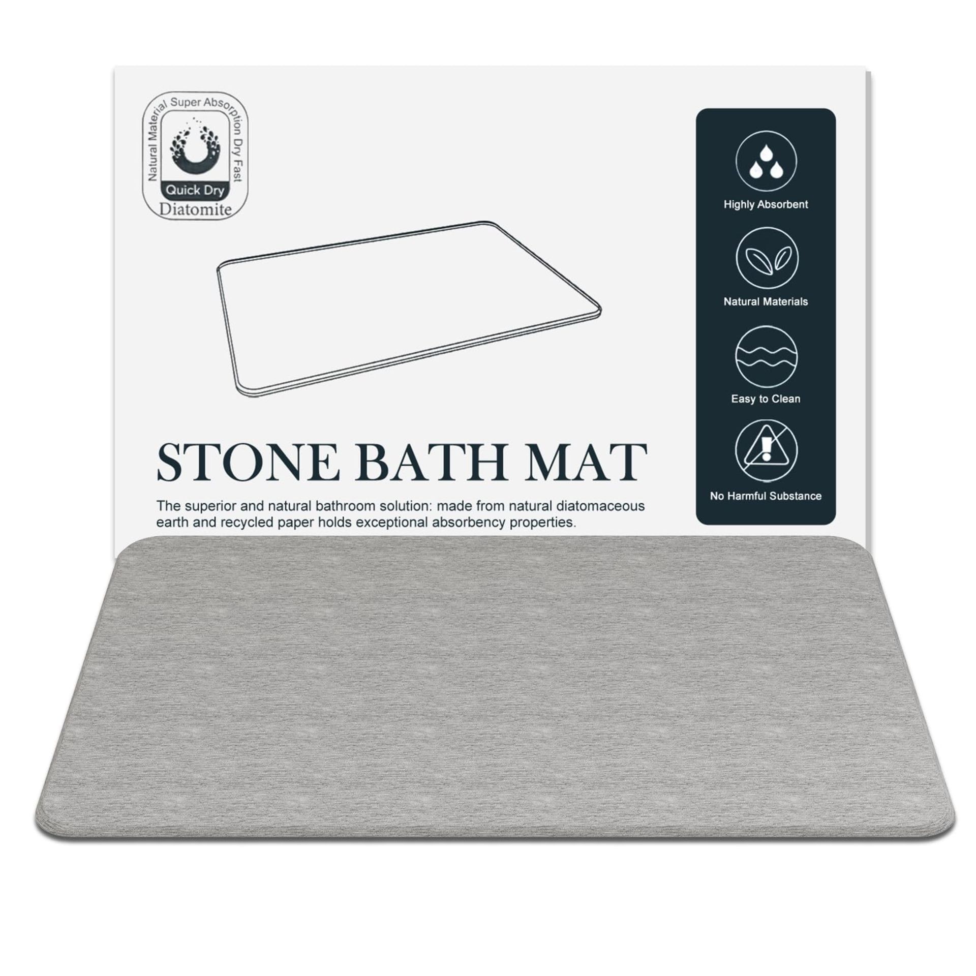 RRP £23.73 DAWNTREES Absorbent Stone Bath Mat