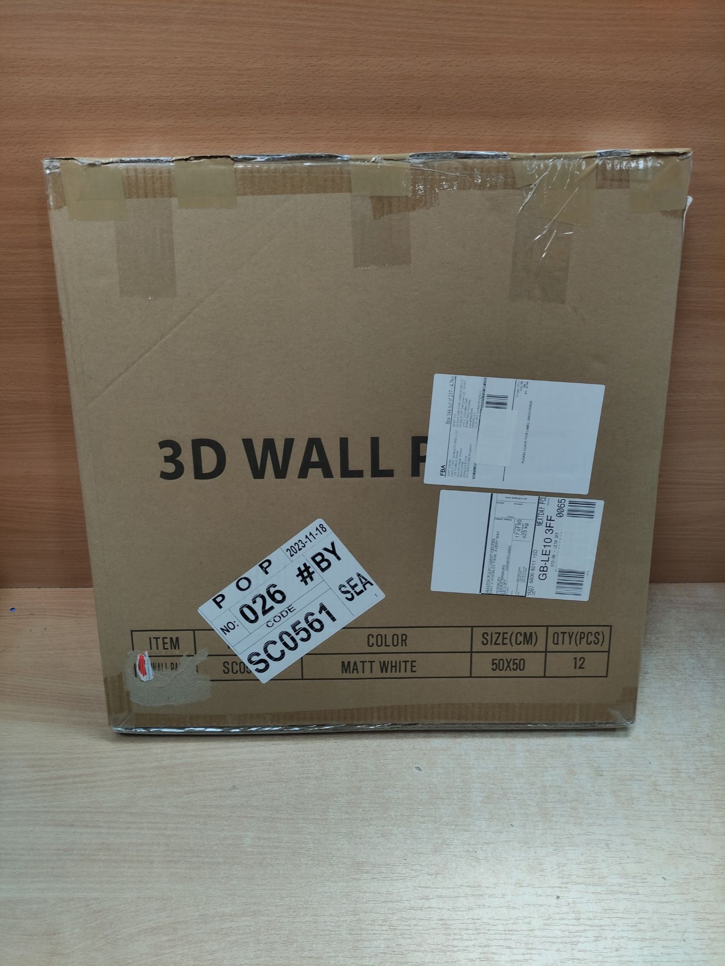 RRP £45.65 Warmiehomy 3D Wall Panels 19.7"x19.7" Wall Panels 12 - Image 2 of 2